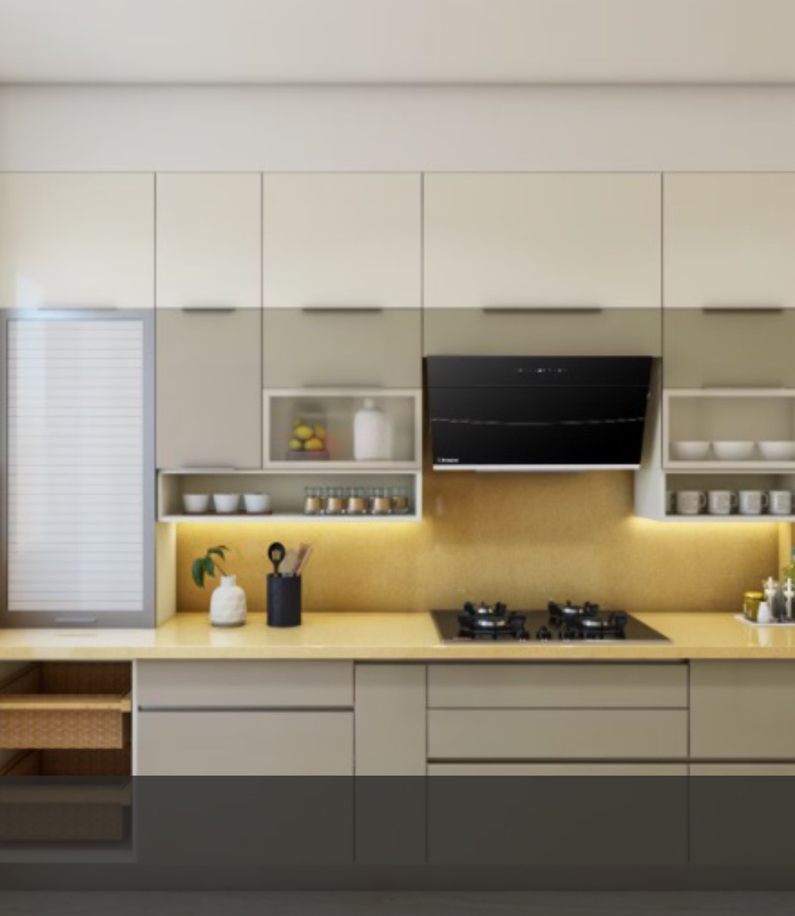 Model No : SRK-9001 - Modular Aluminium Kitchen Racks / Frames